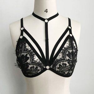Acrylic Hollow Bra Top